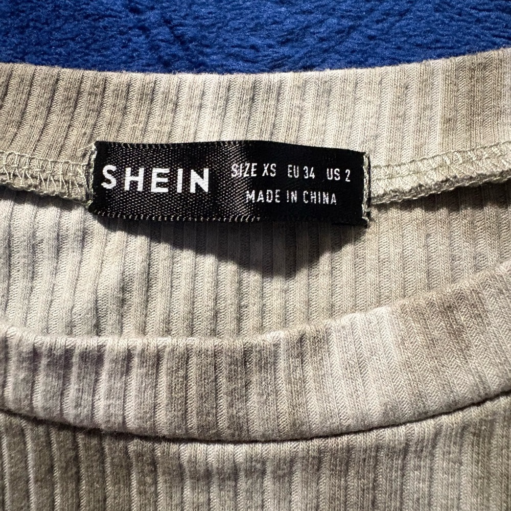 SHEIN  Ribbed Crop Top - Picture 5 of 6